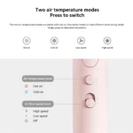 Xiaomi Compact Hair Dryer H101 Mijia 1600W Foldable 50M Negative Ions 15m/s Airflow Dual Heat and Speed Modes 220V With Adapter - Image 3