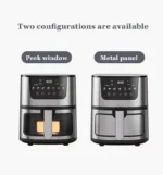 7L Electric Air Fryer Smart Multi-function Hot Convection Oven LED Touch Control 1400W Visible Window Deep Fryer without Oil - Image 19