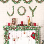 Christmas Tree Decorations Christmas Tinsel Garland Metallic Shiny Garland for Christmas Home and Living Room Decoration - Image 7