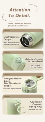 500ml large capacity thickened 316 stainless steel vacuum Thermal insulation portable Tumbler Thermos Water bottle Coffee cup - Image 16