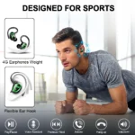 Wireless Earbuds, Bluetooth 5.3 Headphones with Dual Mic, 48H Playtime LED Display Wireless Sports Headphones. - Image 4