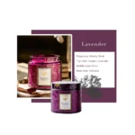 【Lifeideas】Natural Soy Candle Lasting Fragrance Candles for Home Scented Smokeless Burning Scented Candle Gift - Image 11