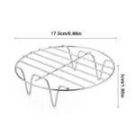 Air Fryer Rack Stainless Steel Cookware Steamer Rack Cooking Baking Pot Stand Airfryer Grill Food Kitchen Steaming Racks Grid - Image 10