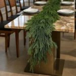 1pc Artificial Norfolk Pine Christmas Wreath Fake Green Garland Front Door Walls Porches Home Decor Xmas Decor Christmas Decor - Image 3