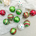 34/12/9pcs Grinch Christmas Ball Decorations Green Monster Xmas Tree Ornaments Green Painted Xmas Ball Set Christmas Home Decor - Image 28