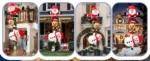8FT Christmas Inflatables Decor, Climbing Santa Claus with Reindeer & Snowman/Elves - Image 10