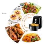 6.5L Air Fryer TC-JD01A Household Large Capacity Electric Fryer Smart Multi-function Oven Kitchen Baked Egg Tart/Roast Chicken - Image 6