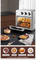 Smart air fryer oven 26L 13L Large Capacity Electric Air Fryers Visible Window Household Kitchen Deep Fryer without Oil EU 220V - Image 10