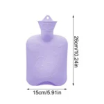 1000ml Hot Water Bottle Bag + Belt Rubber or Warm Plush Pouch Waist Cover Belt - Image 10