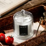 Aromatherapy candle home decoration holiday gift aromatherapy plant candle smokeless with glass cover - Image 2