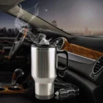 450ml Car Heating Cup Stainless Steel Electric In-car Travel Heating Cup 12V Heated Thermos Mug for Hot Water Tea Coffee Making - Image 7