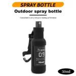 50ml Mini Fine Mist Spray BottlesTravel Bottle with Tactical Hook Strap Refillable Spray Bottle Alcohol Spray Bottle for Liquid - Image 2