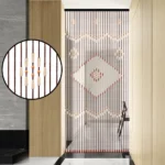 90X190Cm Wooden Bamboo Beaded Door Curtain Beaded String Screen Divider UK STOCK - Image 7