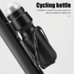 650ML Portable Outdoor Sports Water Bottle with Dust Cover Mountain Bike Kettle