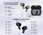 New Wireless Earbuds HiFi Stereo Headphones BT5.3 with ENC Noise Cancelling 48H LED Display Ear Buds IP7 Waterproof Earphones - Image 7