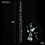 Fishing Line Fixed Pearl Chain Connected Beads Christmas Ice Crystal Pendant Bead String Rattan - Image 6