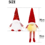 Glowing Gnome Christmas Faceless Doll 30cm Tree Decorations - Image 6