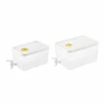 3L/5L Refrigerator Cold Kettle Large Beverage Dispenser Kettle with Faucet Fruit Lemonade Bottle Pot Cool Drink Water Jug Bucket