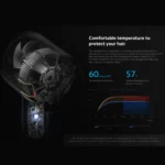 Xiaomi Mi Ionic Hair Dryer H300 Quick Dry Negative Iong Hair Care Professional For Home Mijia 1600W Compact Electric Hair Dryers - Image 5