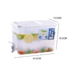 4L Refrigerator Cold Kettle Multifunction with Faucet Fridge Water Container Large Capacity Fridge Water Jug for Kitchen Fridge - Image 6