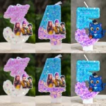 Hot Kpop Demon Hunters Theme Candle 3D Number 0-9 Kids Birthday Cake Decoration Baby Shower Anime Party Accessories Gifts