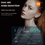 Xiaomi Bluetooth Earphones Wireless Xiaomi Headphones Earbuds Headsets TWS Fone HIFI With Mic Hearding Aids For Sports Phones - Image 5