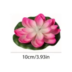 Blessing Water Lily Candle Light Floating Pool Light Waterproof LED Lifelike Floating Lamp Electronic LED Colorful Lotus Lantern - Image 10