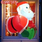 1pc Christmas Decoration Inflatable Toy Gift Snowman Penguin Built-in LED Lights Indoor Outdoor  - Image 6