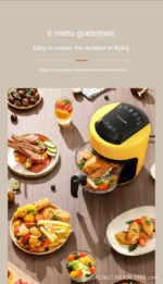 2025 Multifunctional 220V air fryer household transparent visualization fully automatic air fryer small capacity electric fryer - Image 18