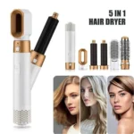 5in1 Electric Hair Dryer Blow Curler Set Detachable Styler Hot Air Brush Salon - Image 2