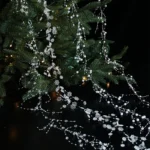 Fishing Line Fixed Pearl Chain Connected Beads Christmas Ice Crystal Pendant Bead String Rattan