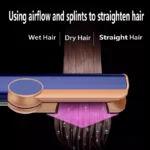 Professional Styling Tool Hair Straightener & Hair Dryer Heat-Up Hair Flat Iron Negative Ion Iron Household Hair Dryer airstrait - Image 2