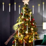 10-24PCS  Floating LED Flameless Taper Candles Candle Light Battery Powered Warm Light andle Lamp for Christmas - Image 7