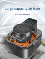 9L Multi functional Home Smart Air Fryer with Large Capacity Touch Screen Reservation Non stick Inner Perspective Oven - Image 7