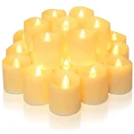 Flameless LED Votive Candles Set 100+Hour Lasting Electric Candles Battery Operated Tealight - Image 10