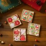 Christmas decorations, wooden boxes with wooden painted pendants, Christmas tree decoration pendants - Image 7