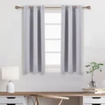 【Lifeideas】Solid Colour Grommet Top Polyester 100% Blackout Curtains Pair Home Decoration Windows Doors - Image 6