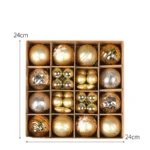 36pcs Christmas Ball Christmas Tree Decoration Ornaments for Home Decor - Image 12