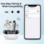 Wireless Earbuds, Bluetooth 5.3 Headphones In Ear with Dual Mic, 35H Wireless Earphones Sport with ENC Noise Canceling Mic. - Image 5