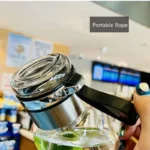 2L Large Capacity Glass Water Bottle Transparent Milk Juice Cup Outdoor Portable Leakproof Drinkware Tea Water Glass Bottle 2L - Image 12