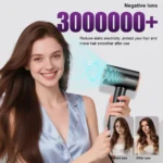 Professional Salon 3200W Hair Dryer,Features Negative Ion Generation&Heat Protection, 3-nozzle,Suitable for Home,Travel,Hotel - Image 11