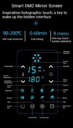 9L Multi functional Home Smart Air Fryer with Large Capacity Touch Screen Reservation Non stick Inner Perspective Oven - Image 10