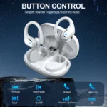 Wireless Earbuds, Bluetooth 5.3 Headphones Sport, Bluetooth Earbuds with ENC Noise Canceling Mic, Bass Stereo Wireless Earphone - Image 3