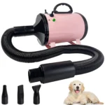 VickyHome Pet Dog Cat Grooming Hairdryers Professional 2800W Variable Speed Powerful Efficient Hair Fur Blower Dryer,3 Nozzles - Image 9