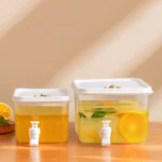 3L/5L Refrigerator Cold Kettle Large Beverage Dispenser Kettle with Faucet Fruit Lemonade Bottle Pot Cool Drink Water Jug Bucket - Image 3