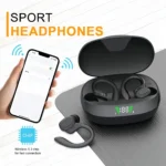 True Wireless Earbuds, Tws Headphones with Microphone, Sports Ear Clip Headphones, Stereo In-Ear Headphones with Led Display - Image 5