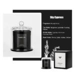 Golden Bell Cover Glass Cup Scented Candle Creative Home Relax Aromatherapy Candle Smoke Free Fragrance Decoration - Image 9