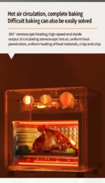 13L Air Fryers 26L Large Capacity Electric Fryer Oven Oilless Cooker Visible Window Household Kitchen Deep Fryer without Oil - Image 12