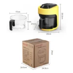 2025 Multifunctional 220V air fryer household transparent visualization fully automatic air fryer small capacity electric fryer - Image 5