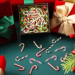 10/30/50Pcs Mini Candy Cane Christmas Decoration Red White Resin Candy DIY Crafts Xmas Pendant Navidad - Image 16